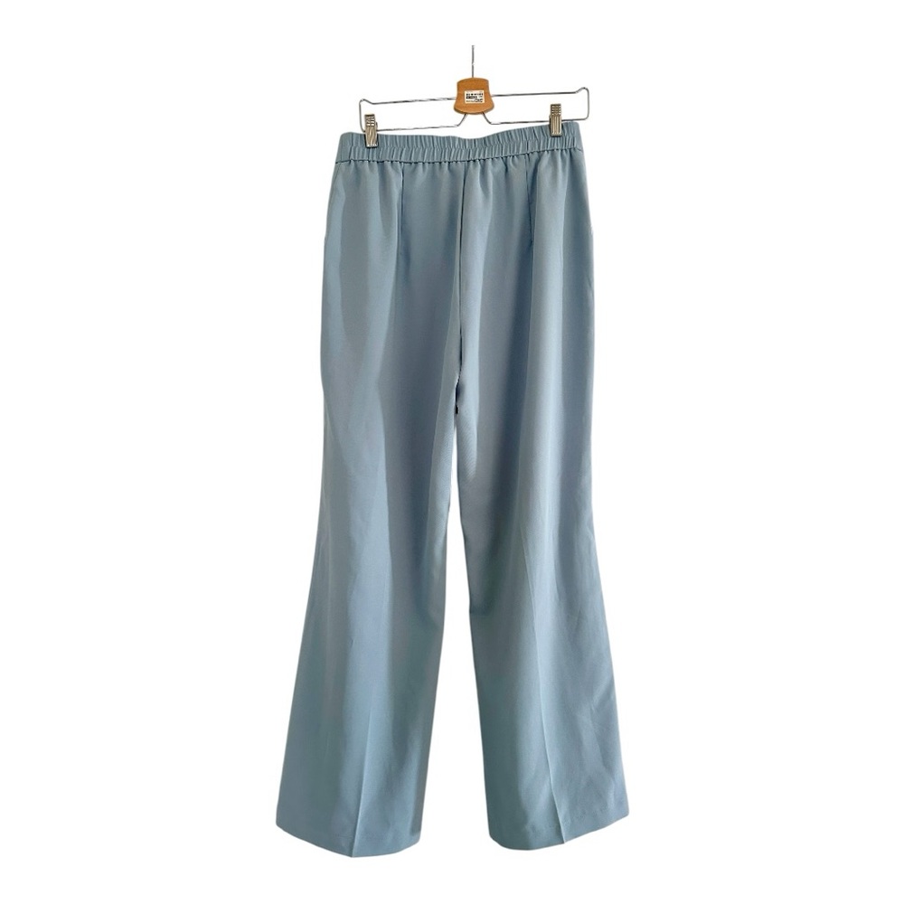 Light Blue Wide-Leg Trousers – Size L - Picture 6 of 14